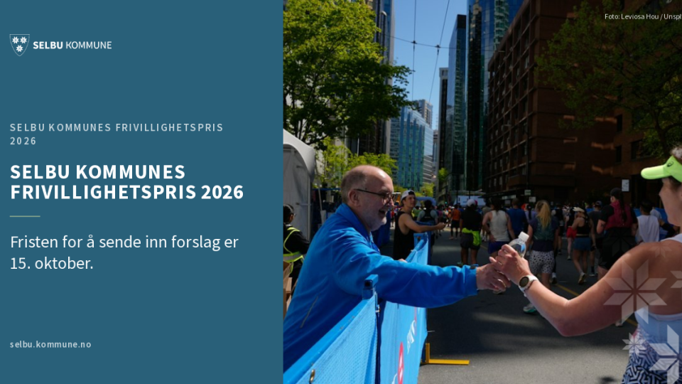 Lenke til artikkel: Selbu kommunes Frivillighetspris 2026